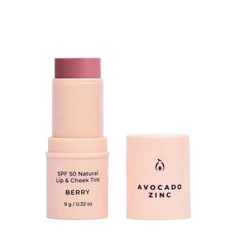 Avocado Zinc SPF 50 Lip & Cheek Tint - Berry