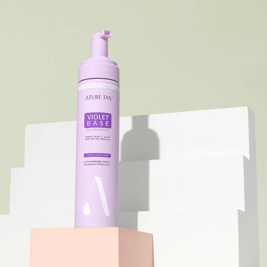 Azure Tan - Self Tan Mousse Violet Base Dark to Ultra Dark