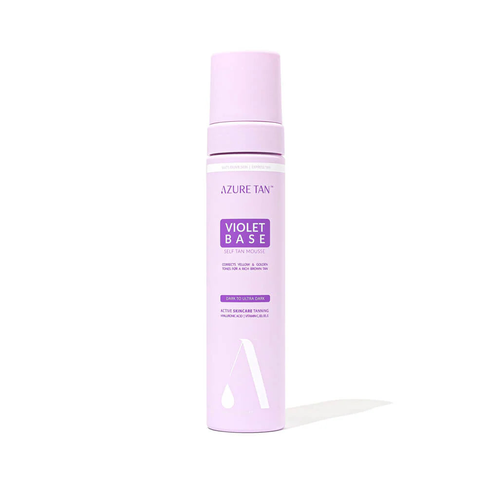 Azure Tan - Self Tan Mousse Violet Base Dark to Ultra Dark