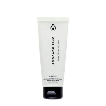 Avocado Zinc Sun Care Avocado Zinc SPF 50 Natural Tinted Moisturiser-Light-Medium