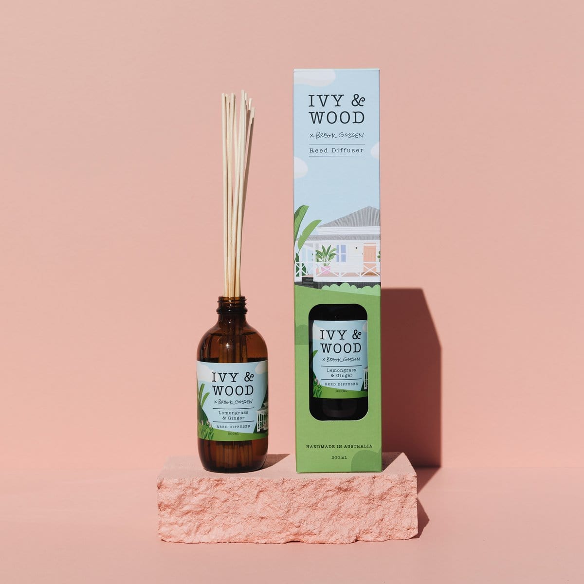 Paradiso: Lemongrass & Ginger Reed Diffuser - Beautiful Creatures Makeup & Beauty