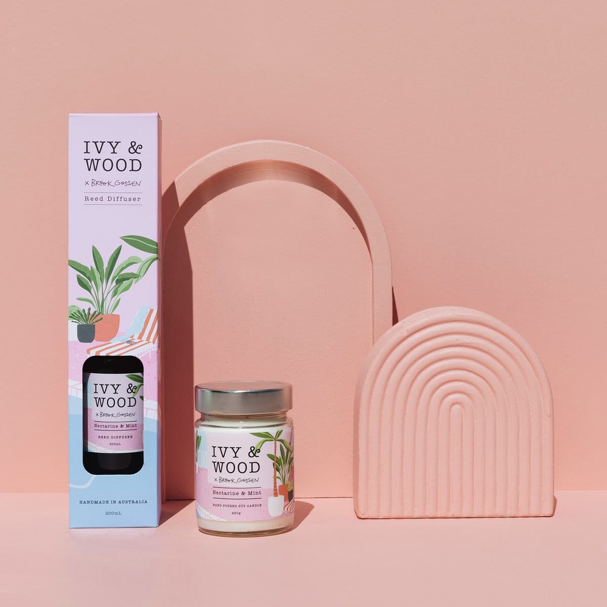Paradiso: Nectarine & Mint Reed Diffuser - Beautiful Creatures Makeup & Beauty