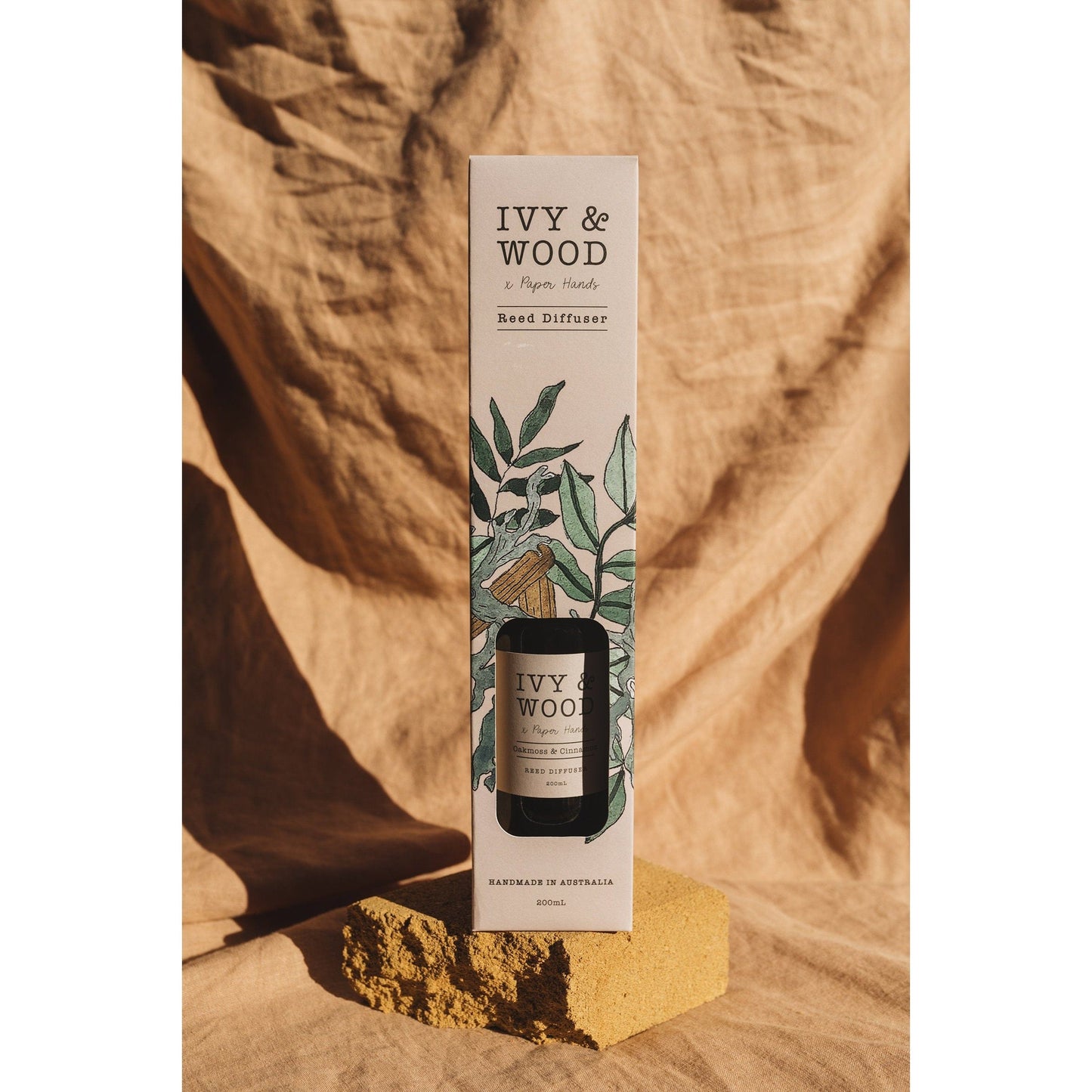 Botanical: Oakmoss & Cinnamon Reed Diffuser 200ml - Beautiful Creatures Makeup & Beauty