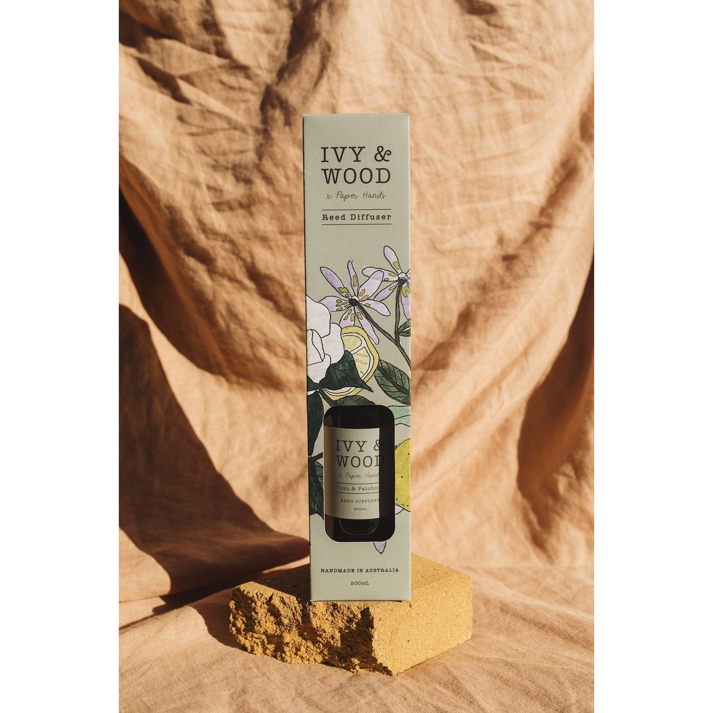 Botanical: Yuzu & Patchouli Reed Diffuser 200ml - Beautiful Creatures Makeup & Beauty
