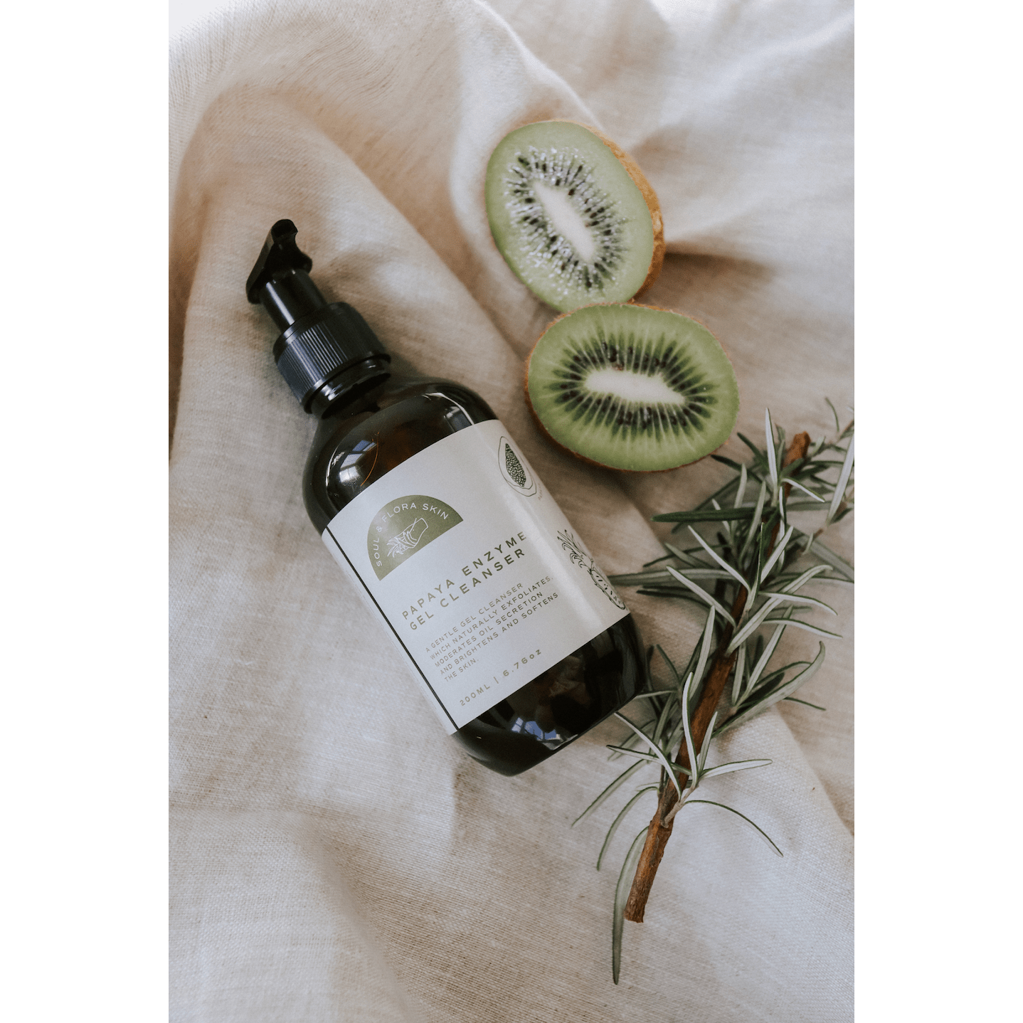 SOUL & FLORA SKIN Skin Care Papaya Enzyme Gel Cleanser