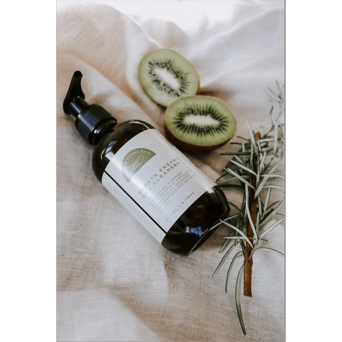 SOUL & FLORA SKIN Skin Care Papaya Enzyme Gel Cleanser