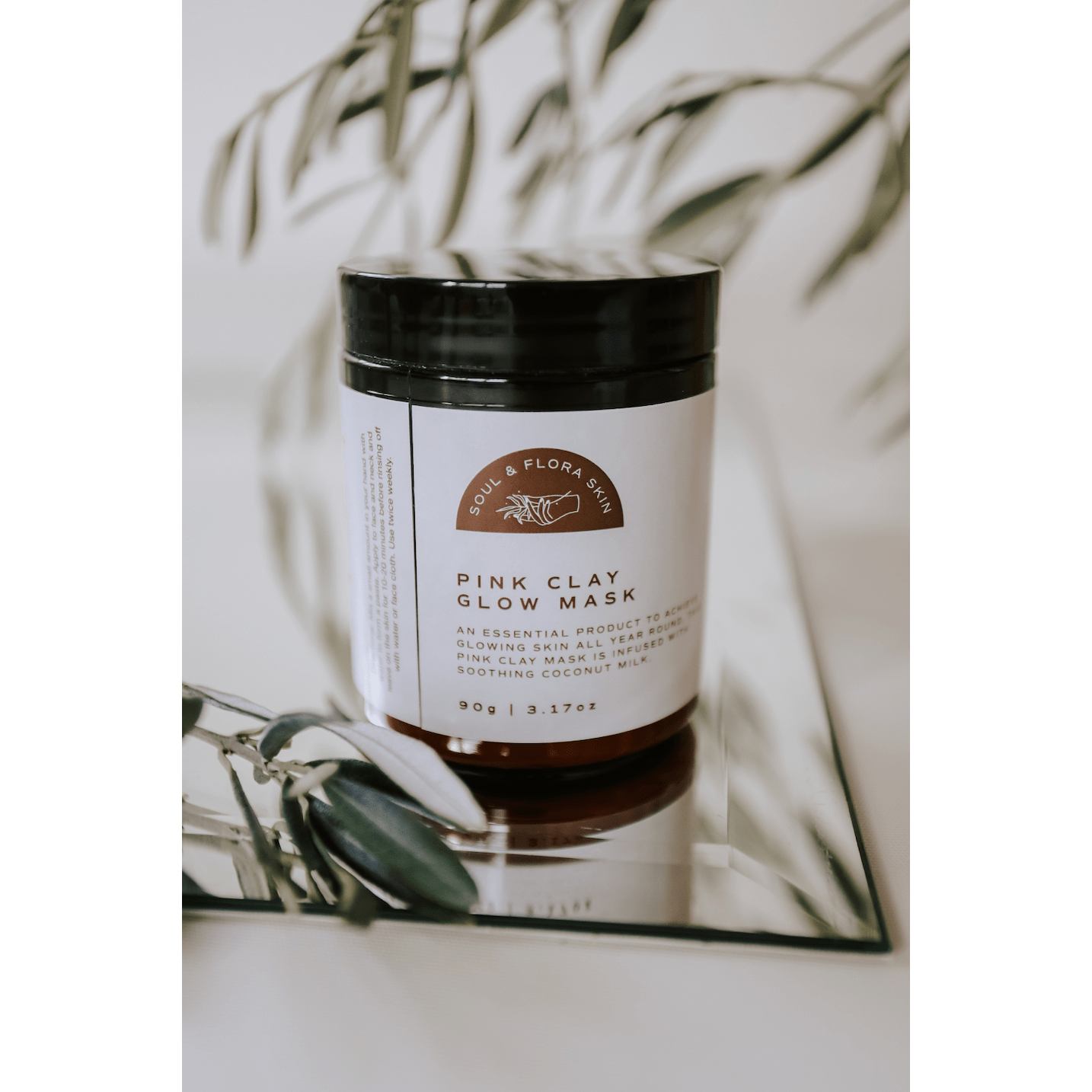 SOUL & FLORA SKIN Skin Care Pink Clay Mask