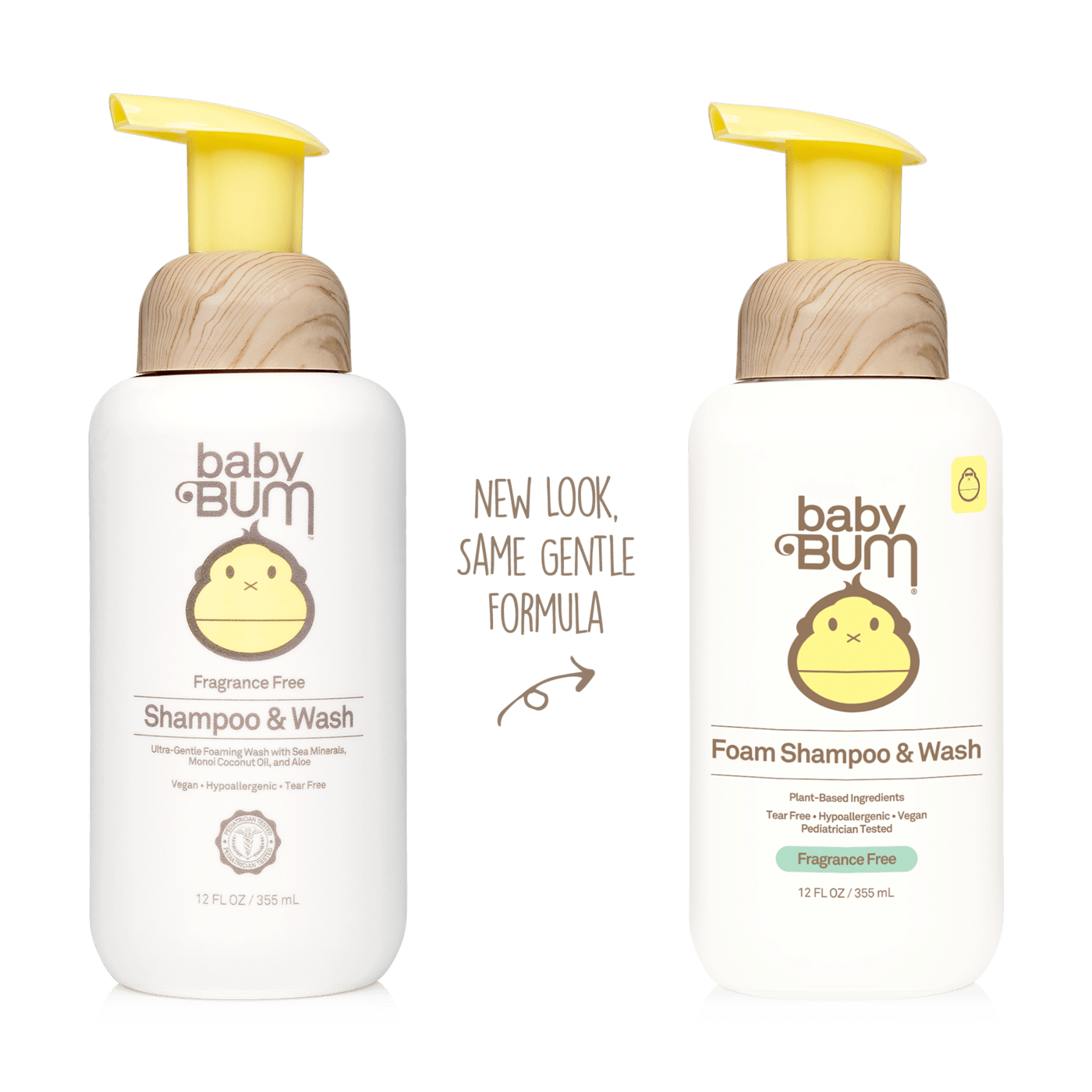 Baby Bum Foaming Shampoo & Wash - Fragrance Free - Beautiful Creatures Makeup & Beauty