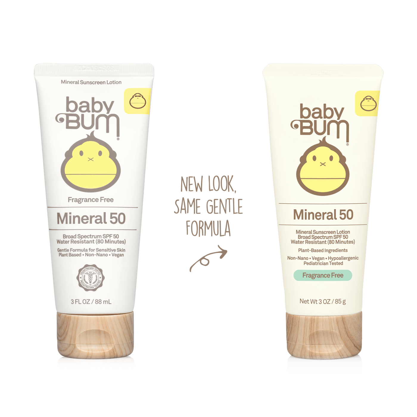 Baby Bum Mineral SPF 50 Sunscreen Lotion-Fragrance Free - Beautiful Creatures Makeup & Beauty