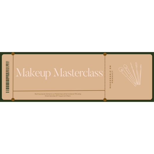 Makeup Masterclass Ticket