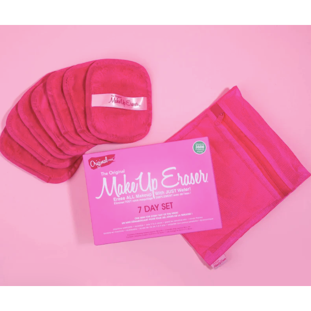 Original MakeUp Eraser 7 Day Set Pink