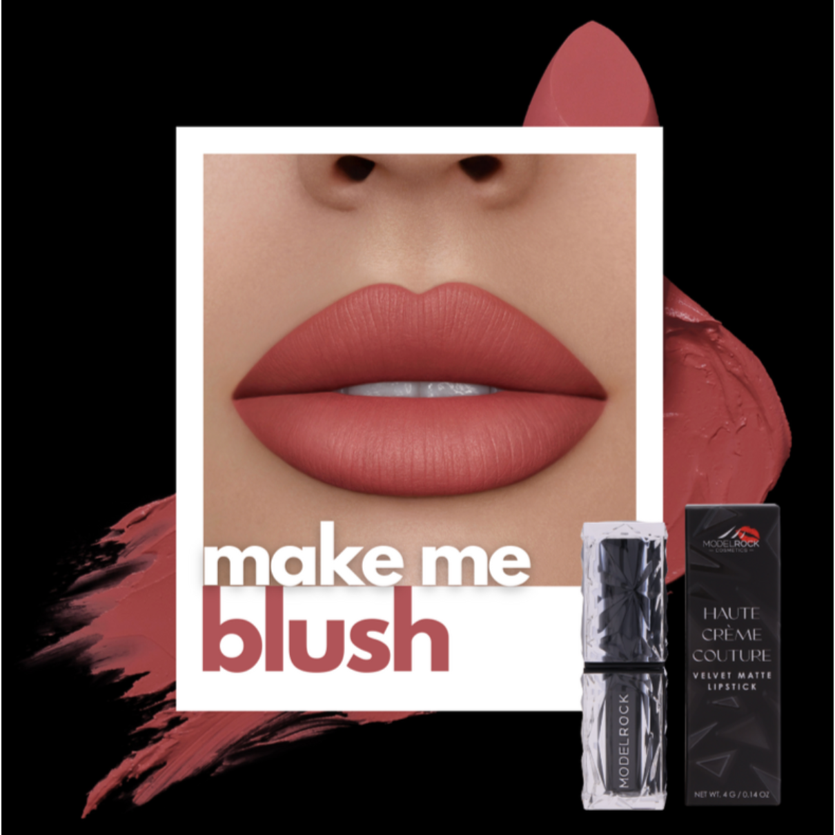 MR Velvet Matte Lipstick MAKE ME BLUSH