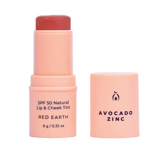 Avocado Zinc SPF 50 Lip & Cheek Tint - Red Earth