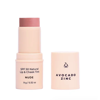 Avocado Zinc SPF 50 Lip & Cheek Tint - Nude