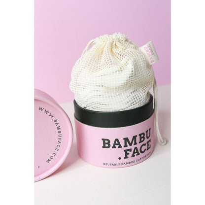 Bambu Face Pads 16 Pack - Beautiful Creatures Makeup & Beauty