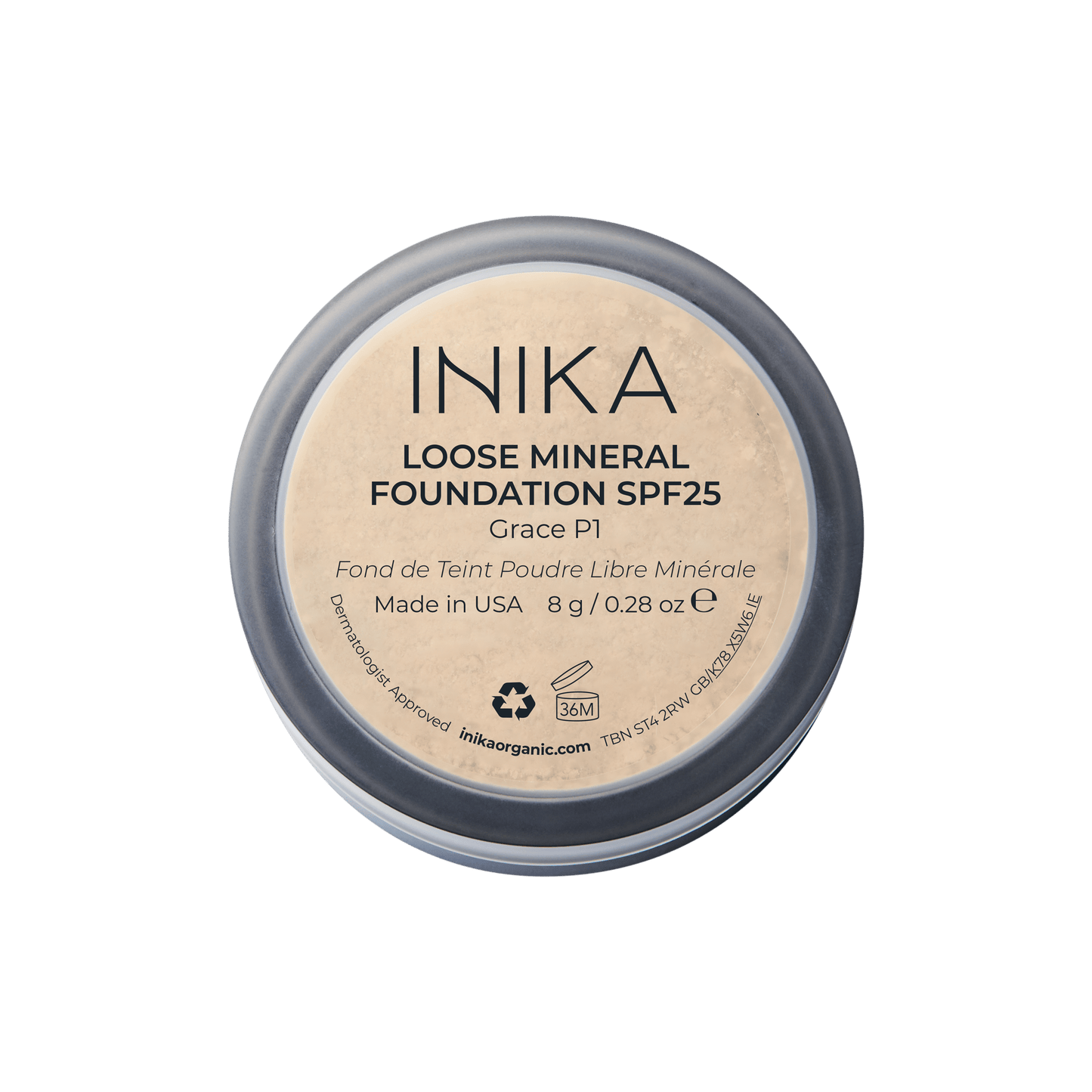 Inika Makeup INIKA Organic Loose Mineral Foundation SPF 25 Grace