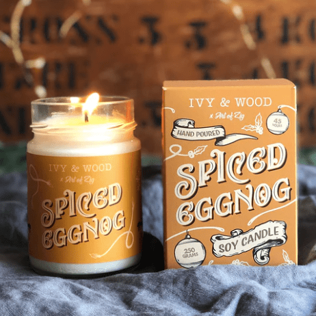 Ivy & Wood Candle IVY & WOOD Spiced Eggnog Soy Candle