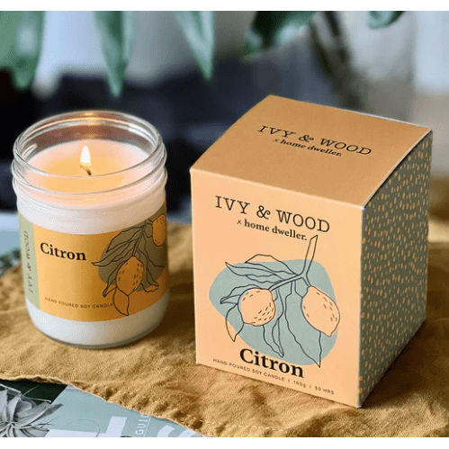 Ivy & Wood Candle IVY & WOOD X HOME DWELLER Citron Candle