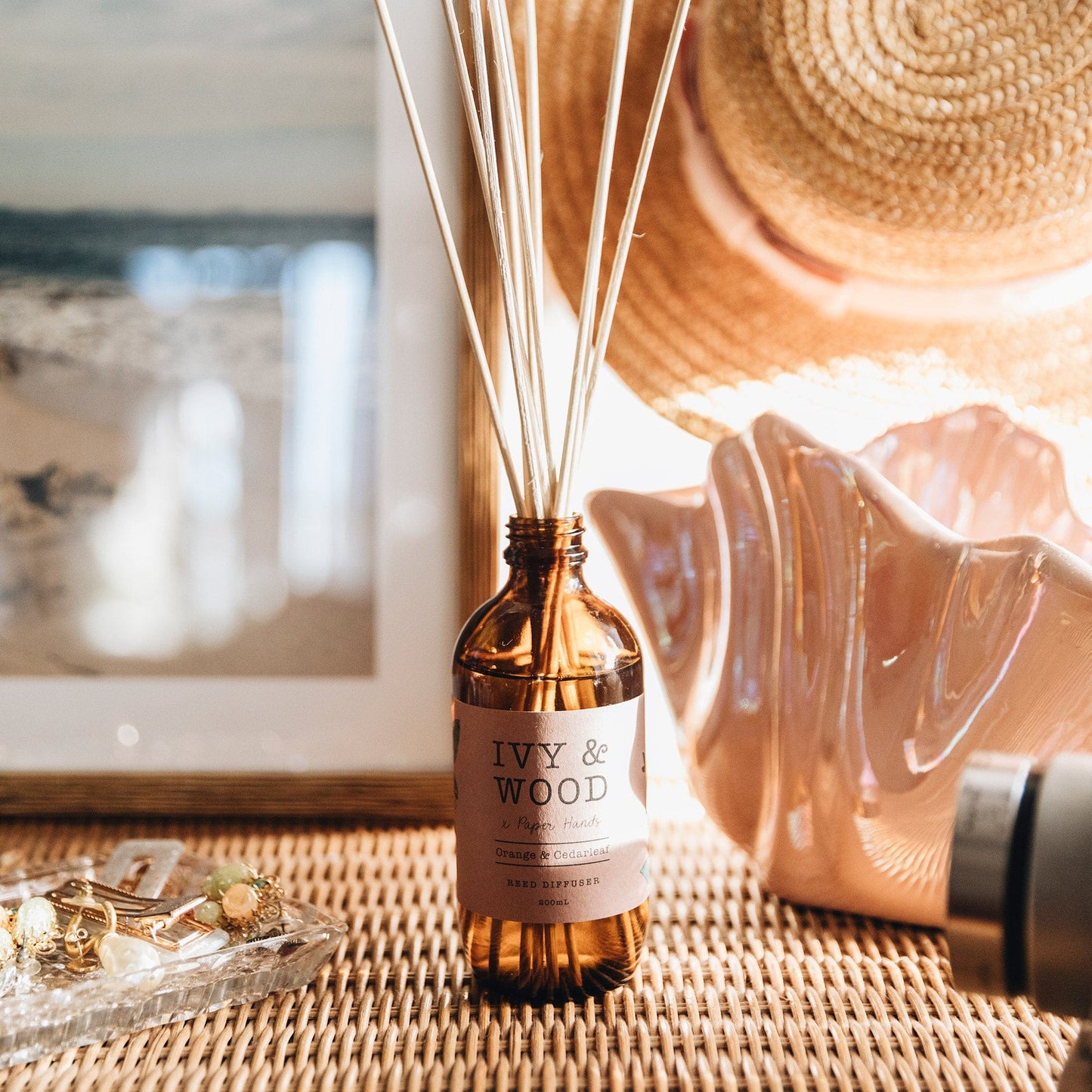 Botanical: Orange & Cedarleaf Reed Diffuser 200ml - Beautiful Creatures Makeup & Beauty