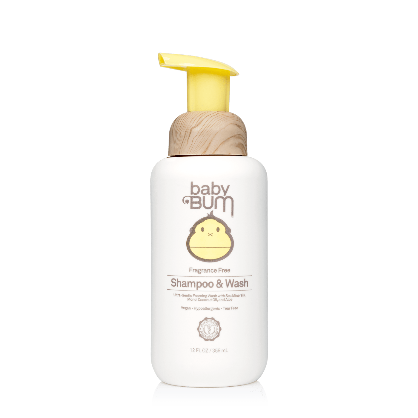 Baby Bum Foaming Shampoo & Wash - Fragrance Free - Beautiful Creatures Makeup & Beauty