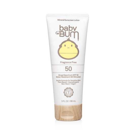 Baby Bum Mineral SPF 50 Sunscreen Lotion-Fragrance Free - Beautiful Creatures Makeup & Beauty