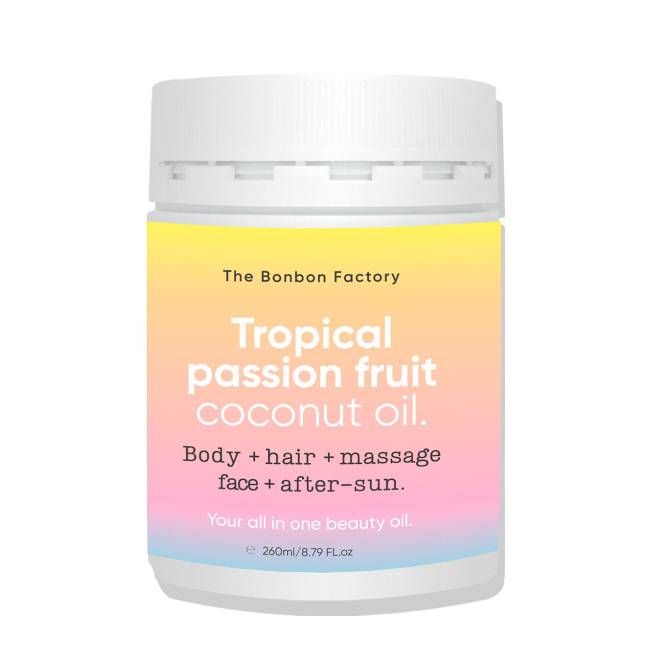 Tropical Coconut Oil | Limited Edition 260ml - Beautiful Creatures Makeup & Beauty